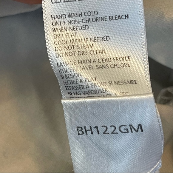 BCBG Knit Mini Dress Open Knit Green Silk Zigzag Grunge Tie Front Fairy Y2K 90’s - Picture 7 of 8